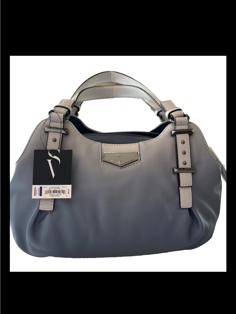 NWT Simply Vera Blue Gradient Satchel Handbag - Women's Shoulder Bag